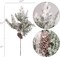 Floral Home; Create Your Winter Wonderland: 6-Piece Set of 20-Inch Snow Pine Picks with Cones | Festive Holiday Accents for Home and Office | Snowy Pine Branches Perfect for Stunning Seasonal Displays - Floral Home by Artificial Flowers; Category:Christmas Picks; Image:4